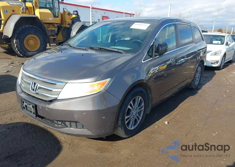 2012 Honda Odyssey Ex-L z USA, uszkodzony, nr VIN 5FNRL5H60CB023353